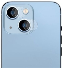 ENKAY HAT Prince 2 sæt til iPhone 14 / 14 Max kameralinsebeskytter 0,2 mm fuld lim hærdet glasfilm