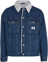 Regular 90S Sherpa Jacket Jakke Denimjakke Blue Calvin Klein Jeans