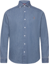 Uspa Shirt Craig Men Tops Shirts Denim Shirts Blue U.S. Polo Assn.