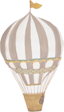 Retro Air Balloon Small Brown Home Kids Decor Wall Stickers Vehicles Brun That's Mine*Betinget Tilbud