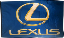 Lexus vlag blauw 150 x 90 cm