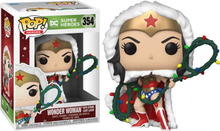 POP-figur DC Holiday Wonder Woman med Lights Lasso