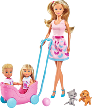 Steffi Love - Twin Tour Toys Dolls & Accessories Dolls Multi/mønstret Simba Toys*Betinget Tilbud