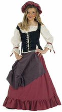 Kostume til børn Medieval Innkeeper Eliana 3