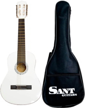 Sant Guitars CJ-30-WH 1/2 spansk barne-gitar hvit