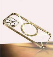 Mobilskal MagSafe Transparent iPhone 15 Pro, Gold