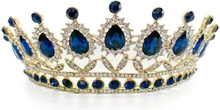 Tiara krona bröllopshuvud smycken Tiare