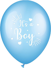 Latexballonger Its a Boy Blå - 6-pack