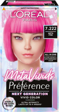 L'oréal Paris Preference Meta Vivids 7.222 Meta Pink Beauty WOMEN Hair Care Color Treatments Rosa L'Oréal Paris*Betinget Tilbud
