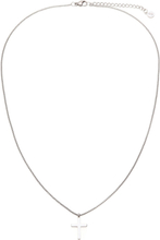 Cross - Necklace Steel Halskæde Smykker Silver Samie