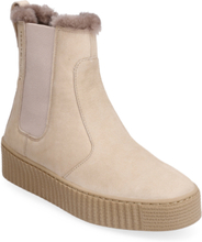 Essential Chelsea Warmbootie Shoes Boots Ankle Boots Ankle Boot - Flat Beige Tommy Hilfiger*Betinget Tilbud