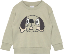 Sweater Dog 3D Tops Sweatshirts & Hoodies Sweatshirts Green Lindex