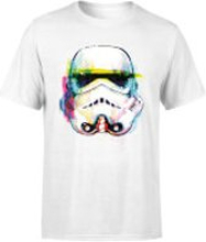 Star Wars Stormtrooper Paintbrush Art T-Shirt - White - S