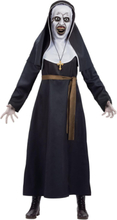 The Nun Conjuring - Lisensiert Dame Kostyme med Maske - M