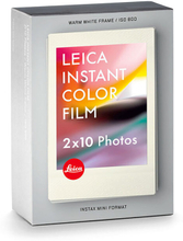 Leica Sofort Color Film Warm White Duo (19679), Leica