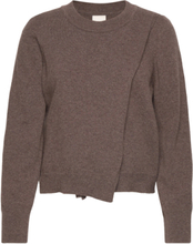 Wool Crewneck Sweater Pullover Brun Boob*Betinget Tilbud