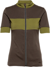 W Grava Jersey Sport T-shirts & Tops Short-sleeved Brown Super.natural