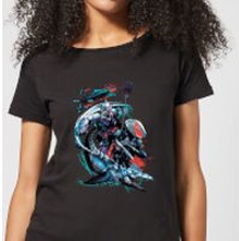 Aquaman Black Manta & Ocean Master Women's T-Shirt - Black - S