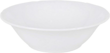 Skål Feuille Porcelæn Hvid (ø 17 x 5 cm)