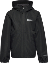 Stormy Point Jacket K Outerwear Rainwear Jackets Svart Jack Wolfskin*Betinget Tilbud
