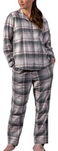 Trofe Flannel Checked Pyjamas Rutig bomull Medium Dam