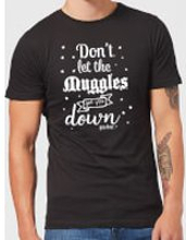 Harry Potter Don't Let The Muggles Get You Down Men's T-Shirt - Black - M