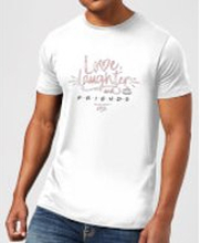 Friends Love Laughter Men's T-Shirt - White - S - White