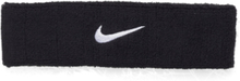 Nike Swoosh Headband Accessories Headwear Headbands Svart NIKE Equipment*Betinget Tilbud