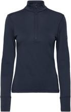 W Tundra175 Zip 1/4 Sport Sweatshirts & Hoodies Fleeces & Midlayers Navy Super.natural