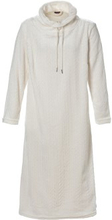 Trofe Braid Dress Fleece Benhvit polyester Medium Dame
