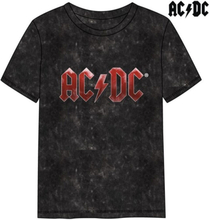 Kortærmet T-shirt til Mænd ACDC Sort L