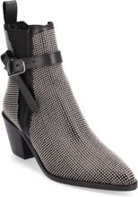 Tyler Cecilia Vintage Patent O Shoes Boots Ankle Boots Ankle Boots With Heel Black Zadig & Voltaire