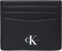 Monogram Soft Cardcase 6Cc Accessories Wallets Cardholder Black Calvin Klein