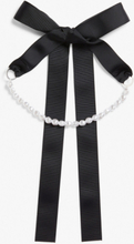 Bow choker necklace - Black