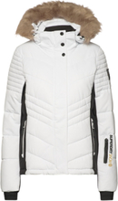 Ski Luxe Puffer Jacket Outerwear Sport Jackets Quilted Jackets Hvit Superdry Sport*Betinget Tilbud