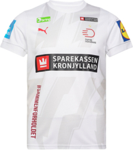 Dansk Håndbold Away Jersey W Sport T-shirts & Tops Short-sleeved White PUMA