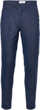 Checked Stretch Club Pants Bottoms Trousers Formal Navy Lindbergh