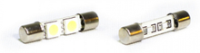 Spollampor LED 2x SMD Diod 29mm - Orange