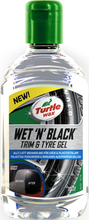 Turtle Wax Wet 'n' Black Trim & Tyre Gel 300 ml