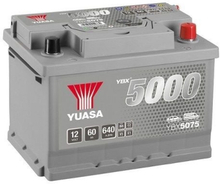 Bilbatteri SMF Yuasa Silver YBX5075 12V 60Ah 640A