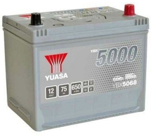 Bilbatteri SMF Yuasa Silver YBX5068 12V 75Ah 650A