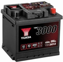 Bilbatteri SMF Yuasa YBX3012 12V 52Ah 450A