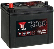 Bilbatteri SMF Yuasa YBX3014 12V 60Ah 500A