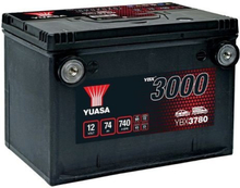 Bilbatteri SMF Yuasa YBX3780 12V 74Ah 740A