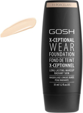 Gosh X-Ceptional Wear Foundation Long Lasting Makeup 11 Porcelain 35ml
