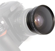 52 mm 0,45X vidvinkelobjektiv + makroobjektiv med opbevaringstaske Kameratilbehør Objektiv 18-55 mm