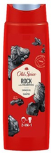 Old Spice Rock Shower Gel & Shampoo til Mænd - 250 ml