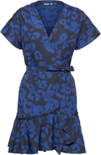 Wrap Dress Kort Kjole Multi/patterned Svea