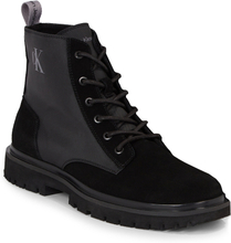 Snörskor Calvin Klein Jeans Eva Mid Laceup Lth Boot Hiking YM0YM00842 Black/Stormfront 00T