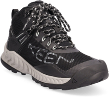 Ke Nxis Evo Mid Wp Black-Blue Glass Shoes Sport Shoes Outdoor/hiking Shoes Svart KEEN*Betinget Tilbud